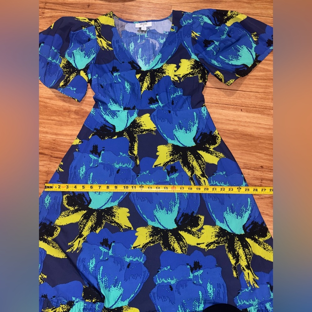 Christopher John Rogers Floral print tiered maxi dress Puff Sleeve Size 6 NWOT - Picture 11 of 16